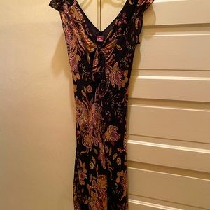 Salaam black floral dress